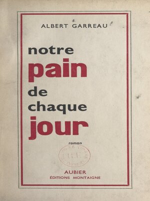 cover image of Notre pain de chaque jour